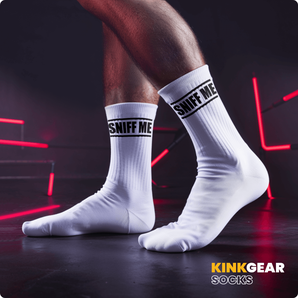 KinkGear Socks: SNIFF ME - By Tom Rockets KinkGear Socks: SNIFF ME - By Tom Rockets
