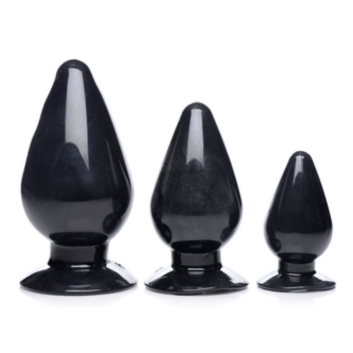 Triple Cones Anal Plug Set Triple Cones Anal Plug Set