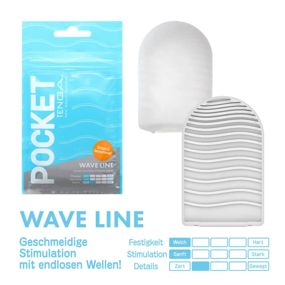 TENGA Pocket Wave Line, image 2