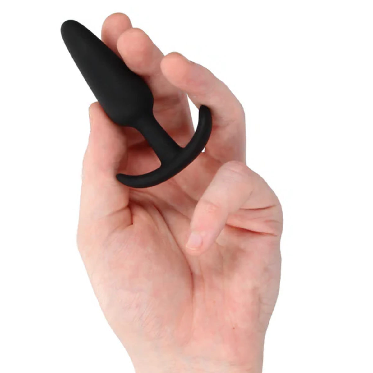 Black Slim Beginner Butt Plug, Bild 3