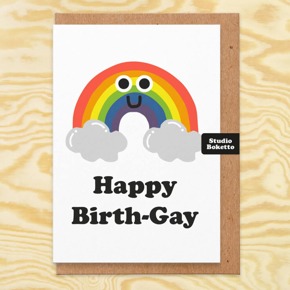 Birthday Card Happy Birth-Gay