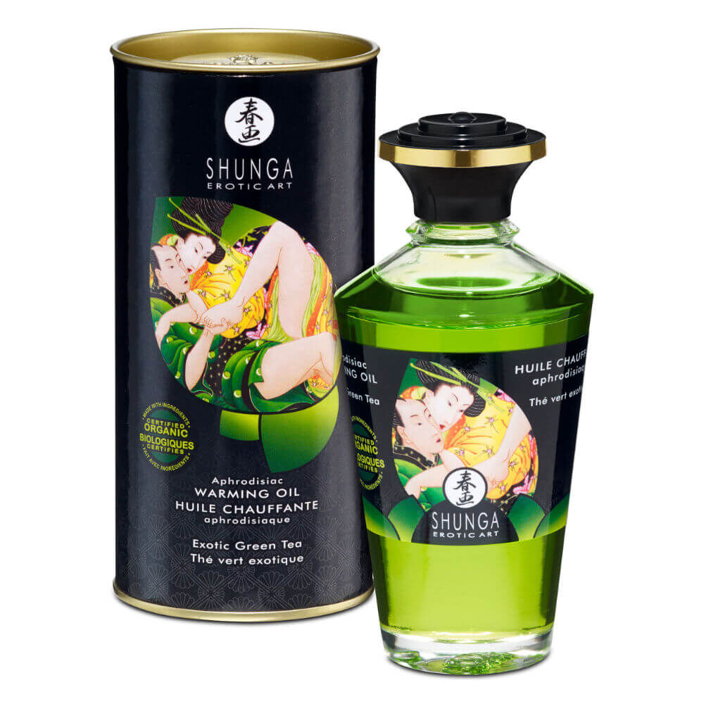 Aphrodisiac Warming Oil - Green Tea Aphrodisiac Warming Oil - Green Tea