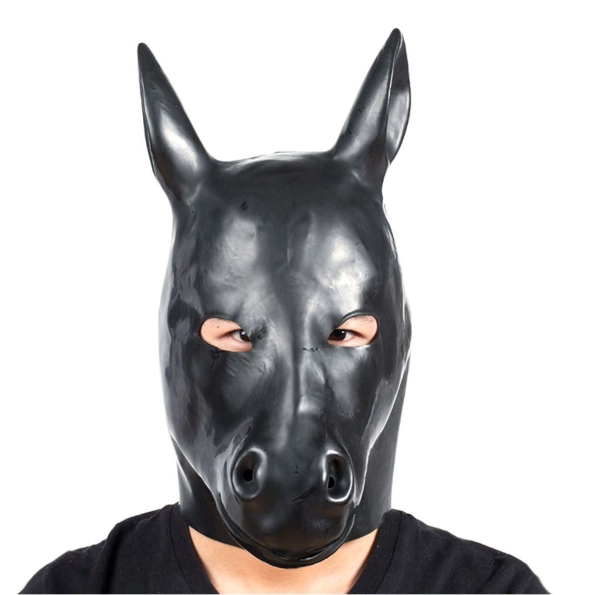Latex Pferdekopfmaske, Bild 2