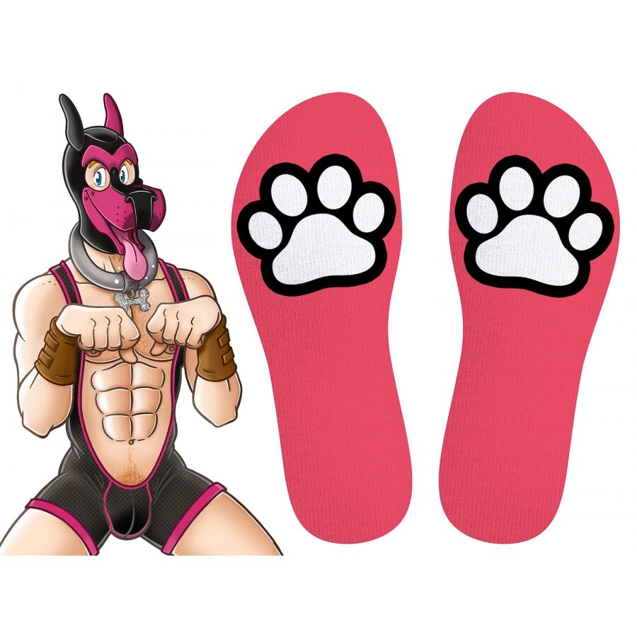 Kinky Puppy Socks - Neon Pink, Bild 2