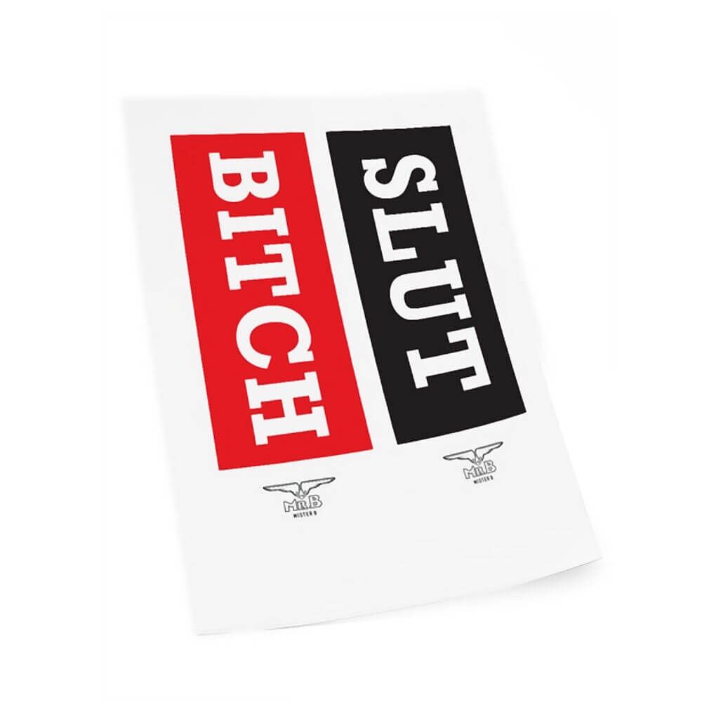 Party Tattoo - Slut / Bitch