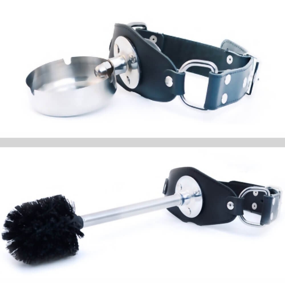 Multi Perv-Knebel - WC Bürste, Aschenbecher Multi Perv-Knebel - WC Bürste, Aschenbecher