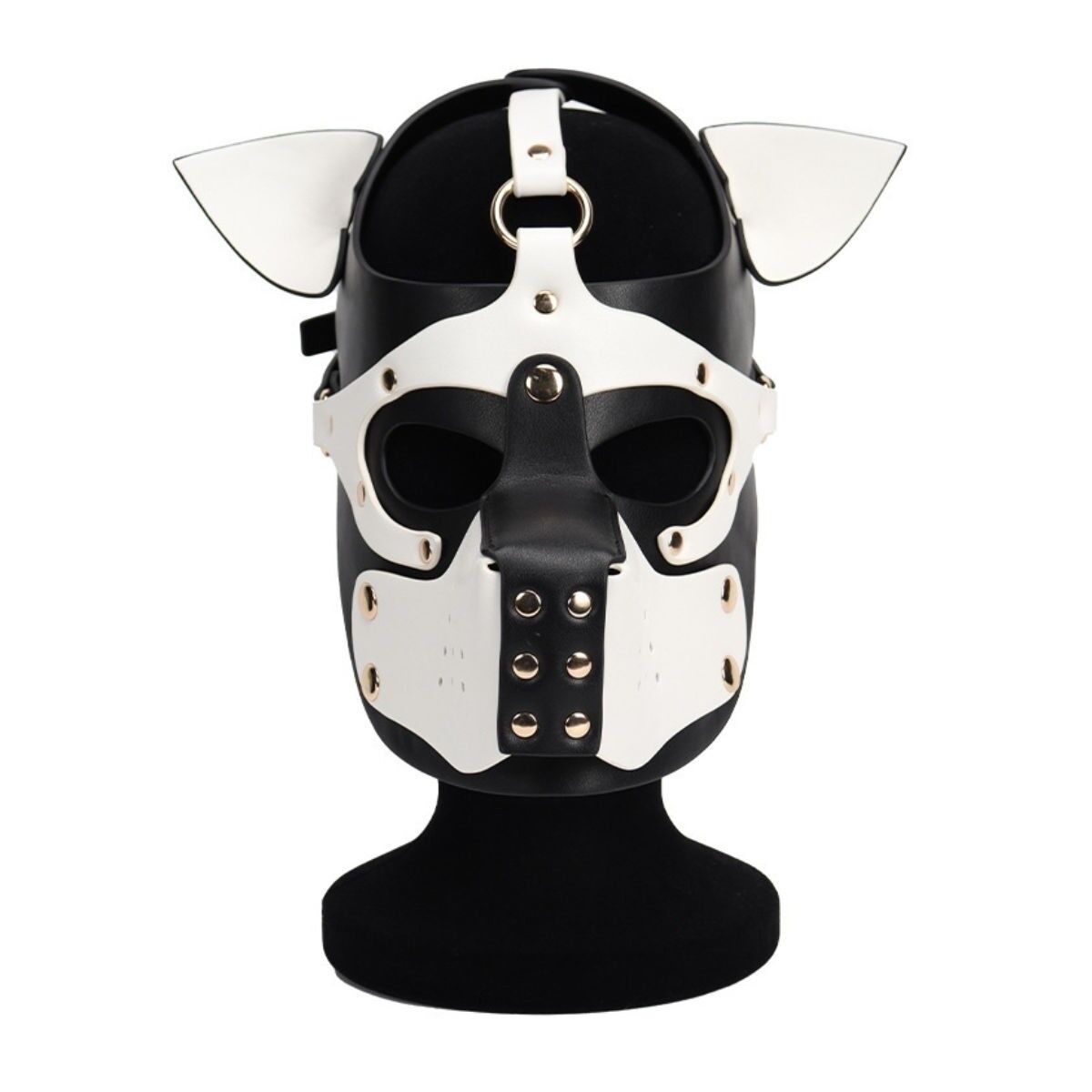 Kunstleder Puppy Mask White, Bild 2