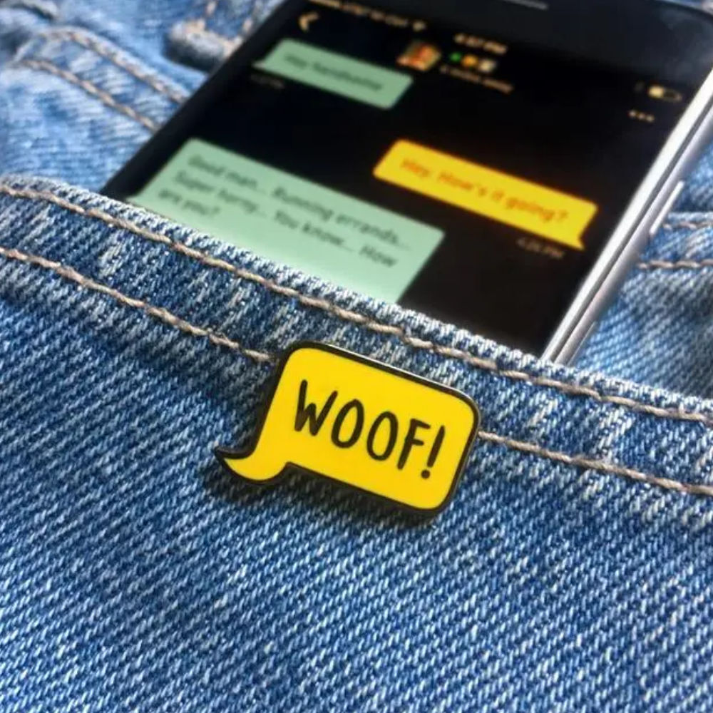Anstecker Pin - Woof, Bild 3