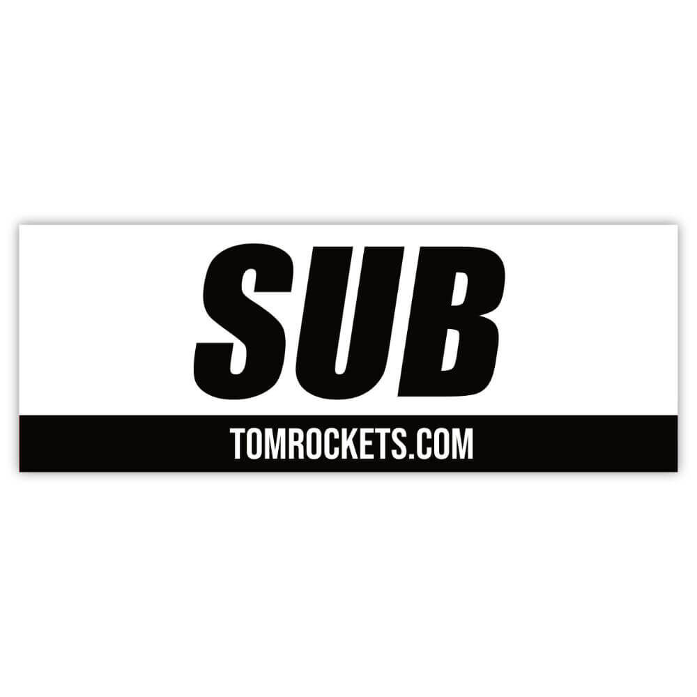 Sticker - Name Tag: SUB Sticker - Name Tag: SUB