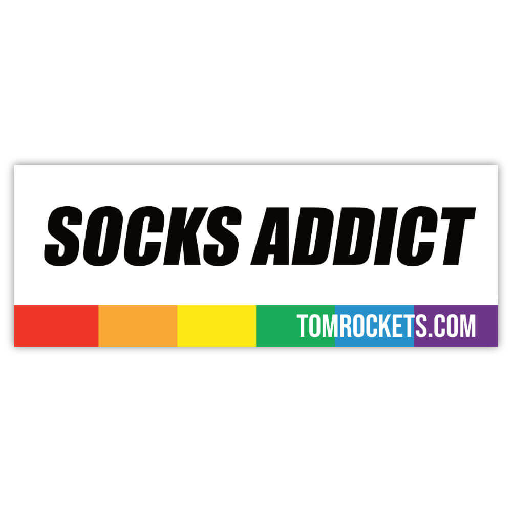 Sticker - Name Tag: Socks Addict