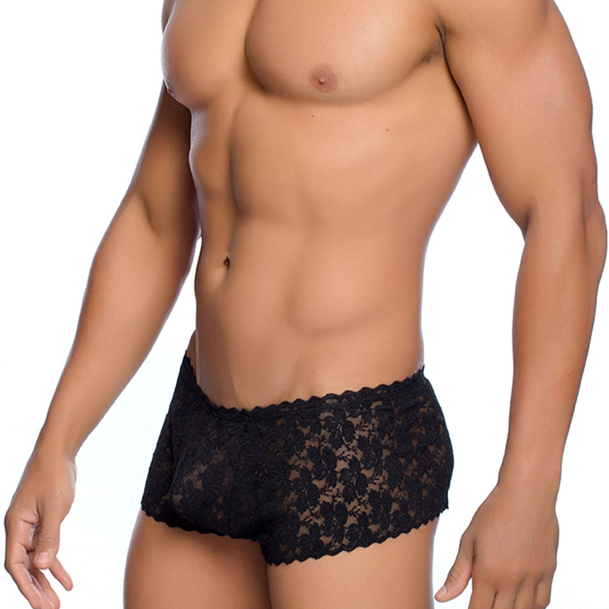 Boy Short Spitze Black