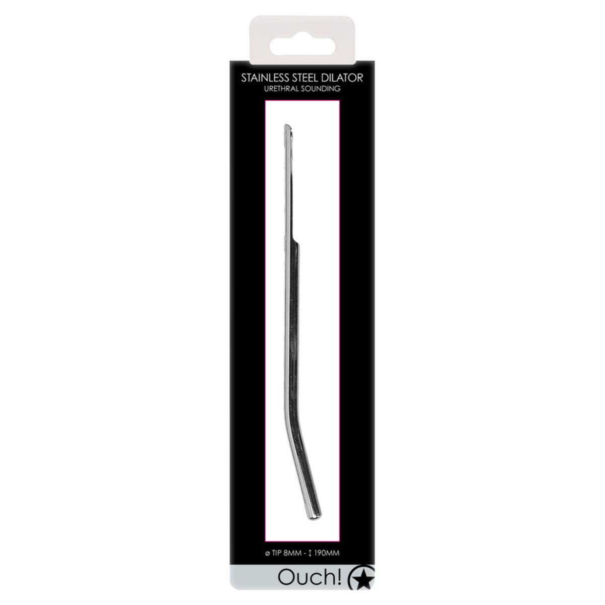 Bent Steel Dilator 8 mm