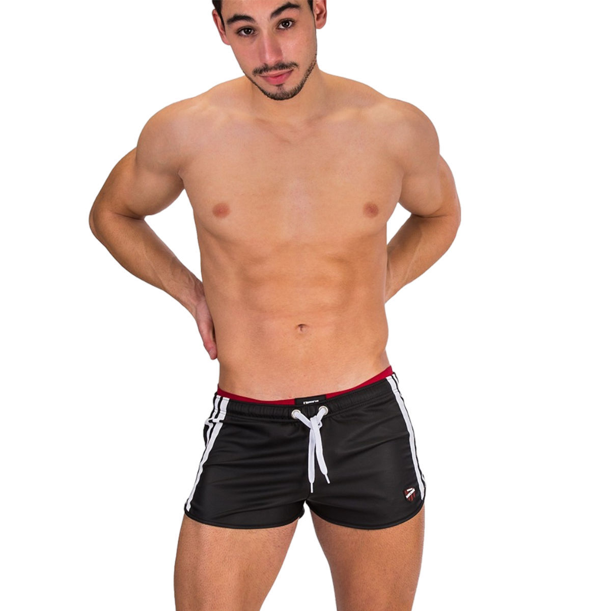 Barcode Shorts Byron - Black White S, Bild 3