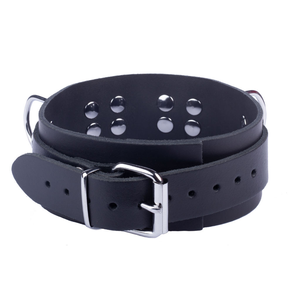 Leather Collar Black, Bild 3