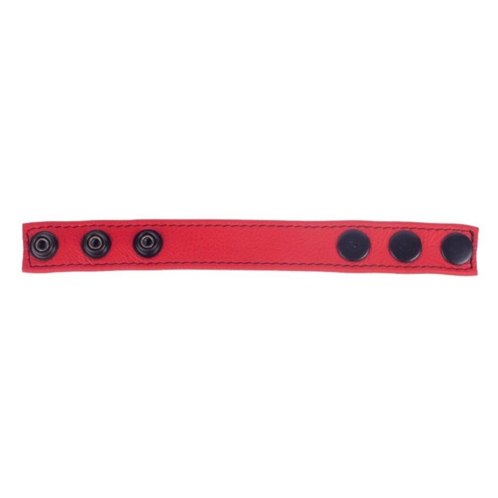 Leather Cockring Red, Bild 2