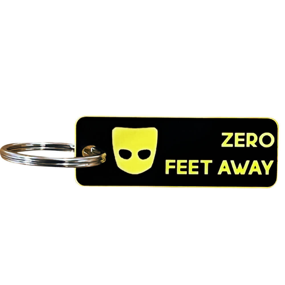 Schlüsselanhänger Grindr Zero Feet Away Schlüsselanhänger Grindr Zero Feet Away