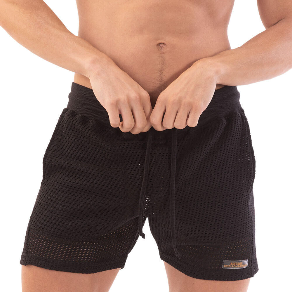 Barcode Shorts Buko - Black
