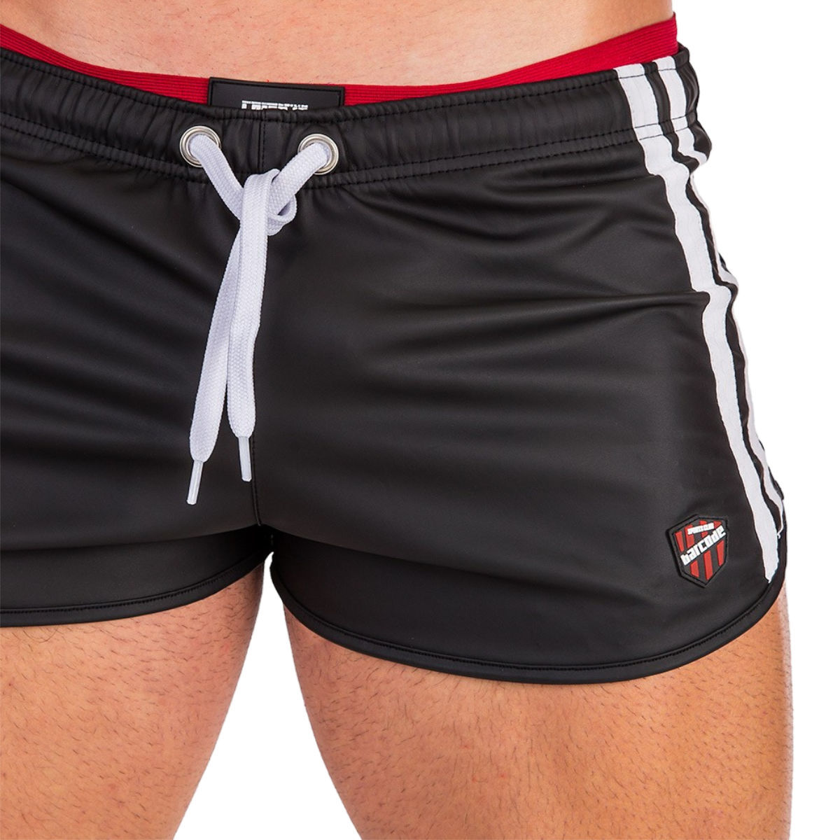 Barcode Shorts Byron - Black White S, Bild 4