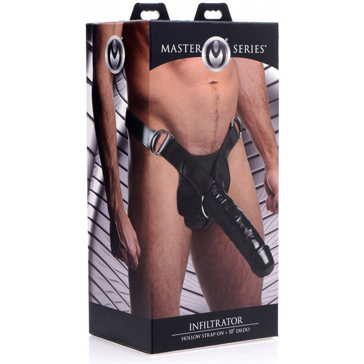 Infiltrator Hollow Strap On 10" Black, Bild 2