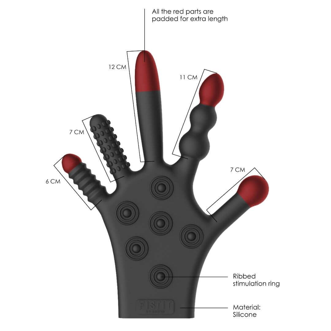 Ass Stimulator Silicone Glove, Bild 4