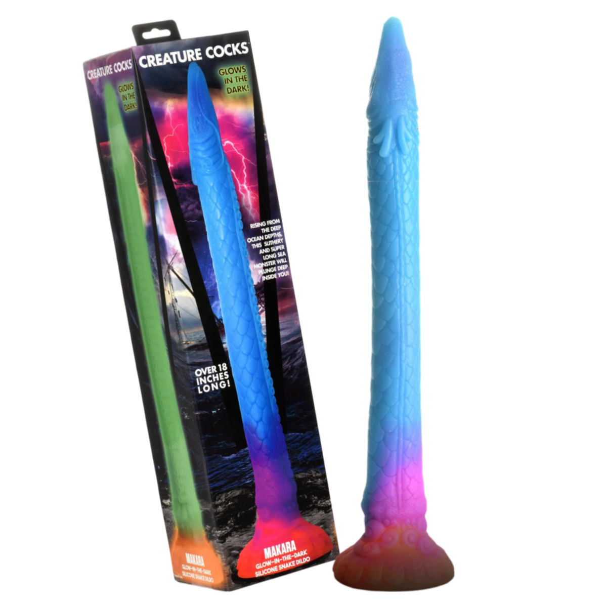 Makara Glow in the Dark Anal Alien Snake Makara Glow in the Dark Anal Alien Snake