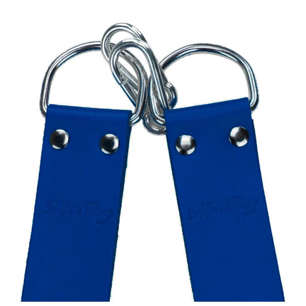 Blaue Sling Leder Fuß- & Schenkelschlaufen, Bild 2