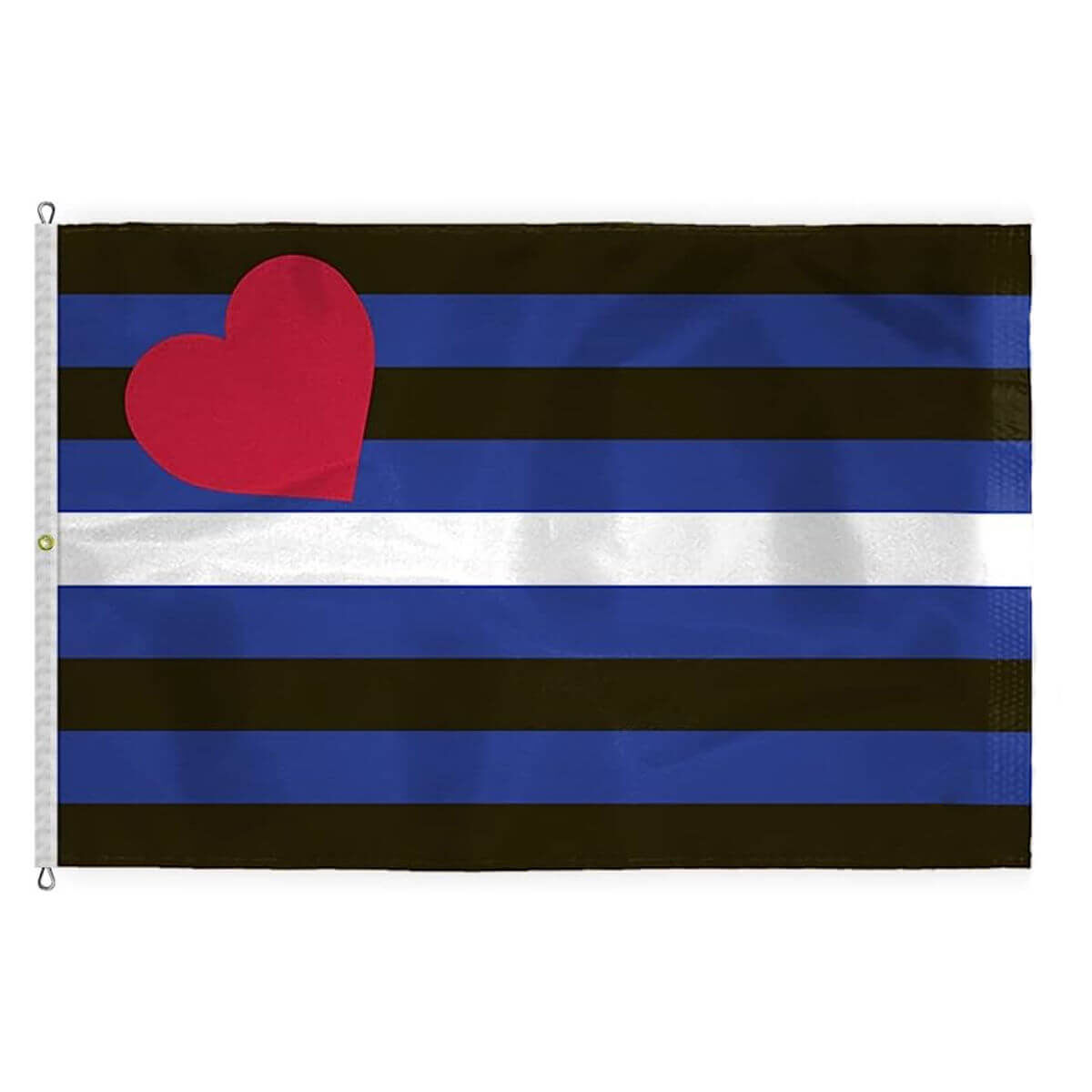 Leather Pride Flagge mit Ösen 90x150 cm Leather Pride Flagge mit Ösen 90x150 cm