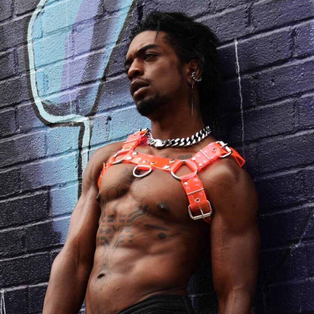 Cyber Harness Neon Orange
