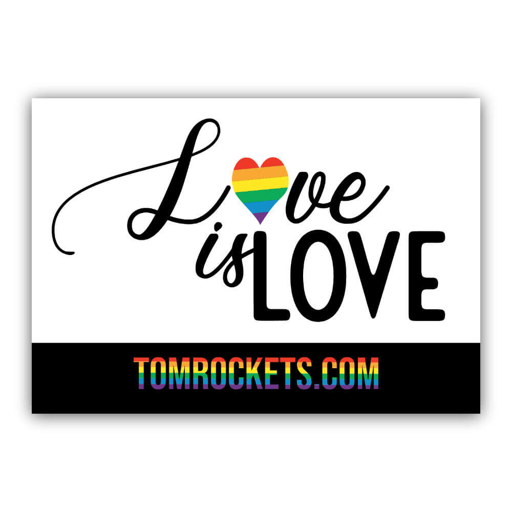 Sticker - Love is Love (white)