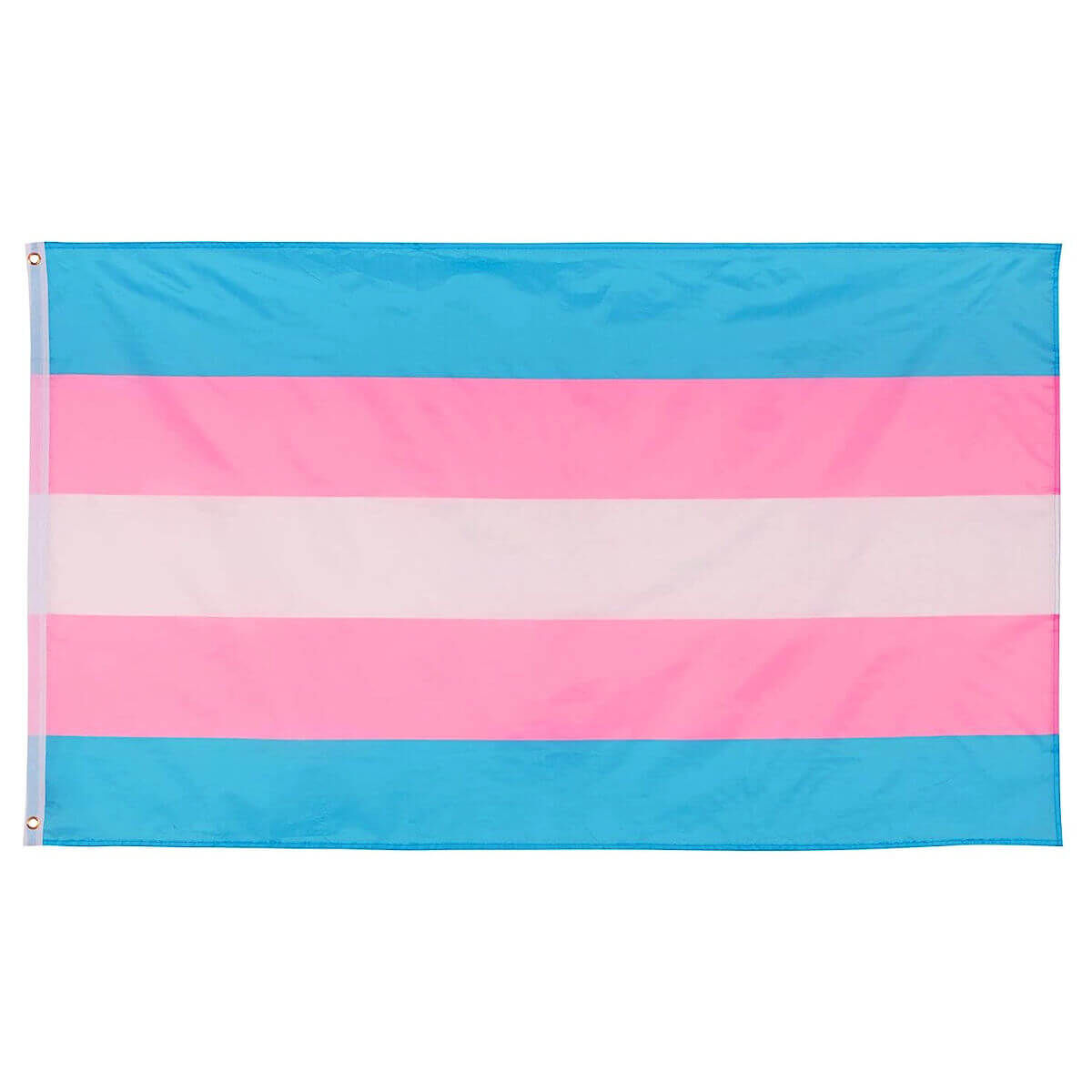 Transgender Pride Flagge mit Ösen 90x150 cm