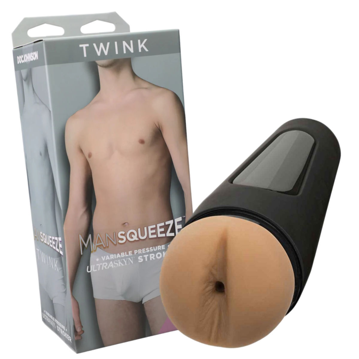 Man Squeeze Twink Stroker