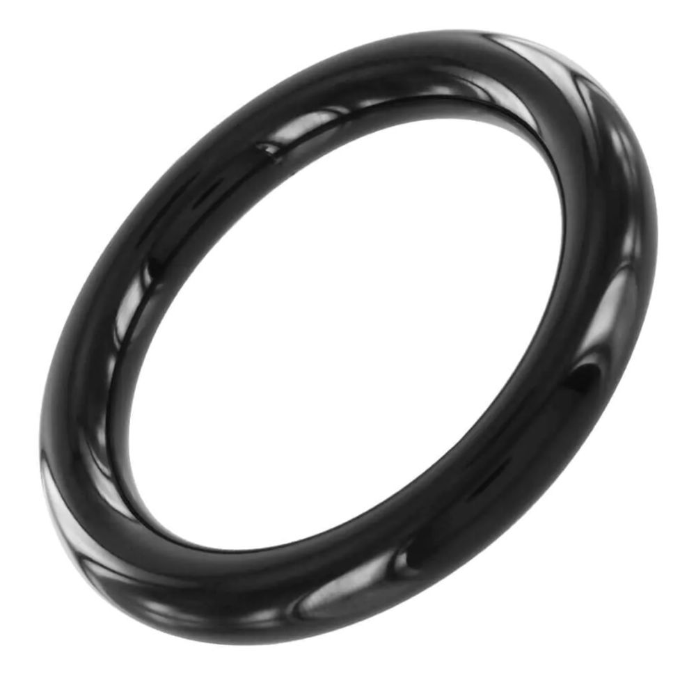 Black Stainless Steel Cock Ring Black Stainless Steel Cock Ring