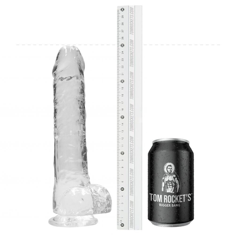 RealRock Crystal Clear Dildo 9", Bild 2
