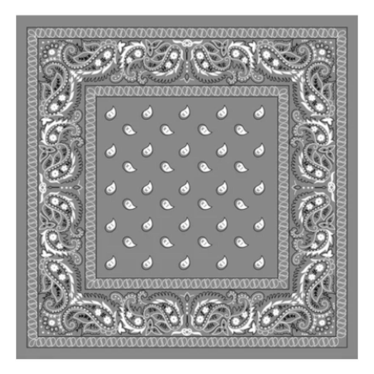 Hanky Code Bandana Grey, image 3