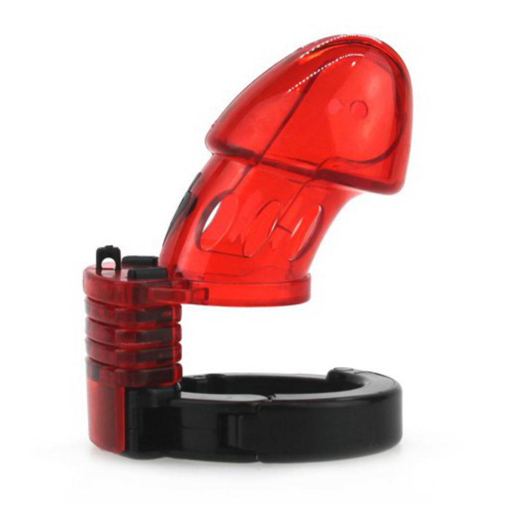 Chastity Cage Red Devil 10 x 3,5 cm, image 2