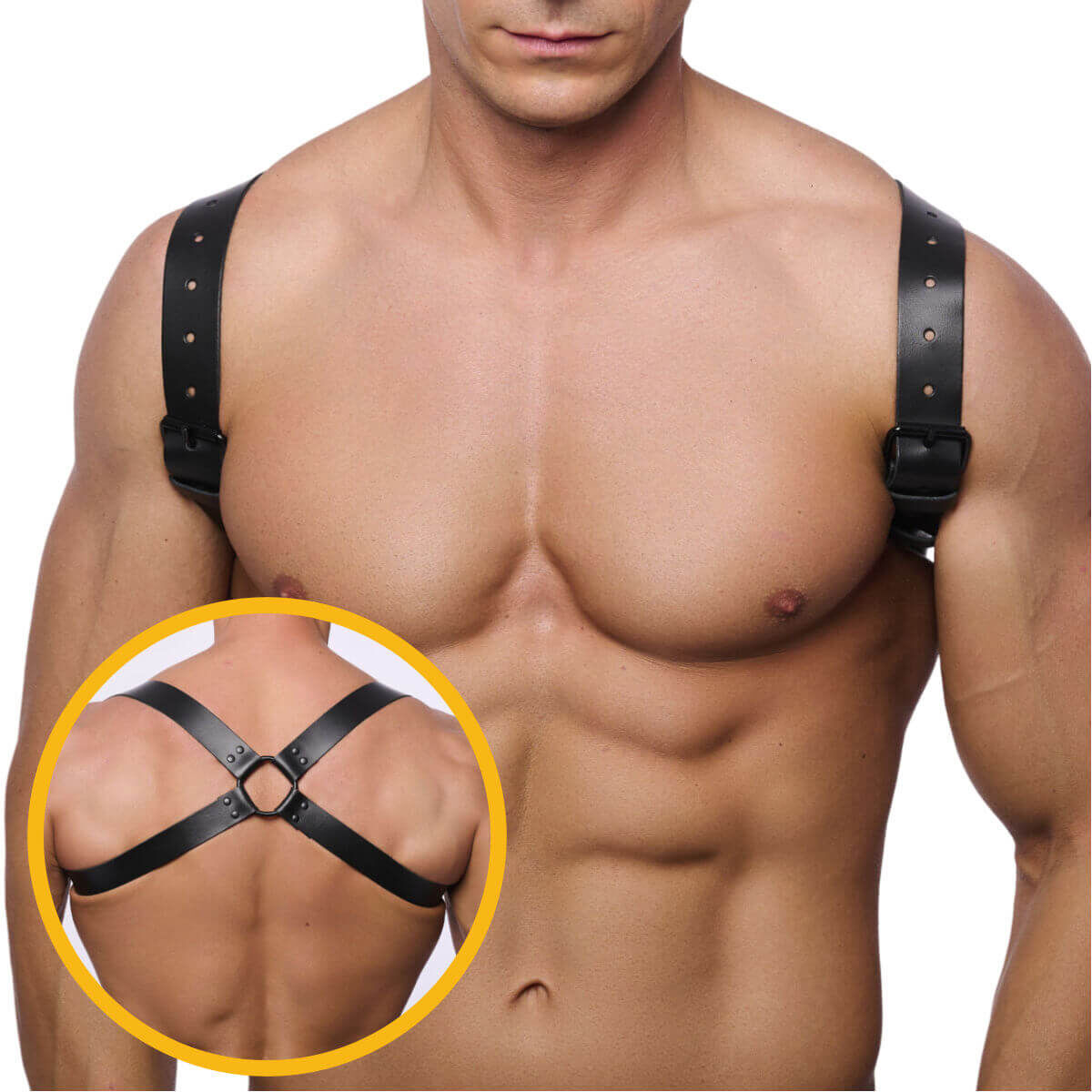 The Red Shoulder Harness - Black
