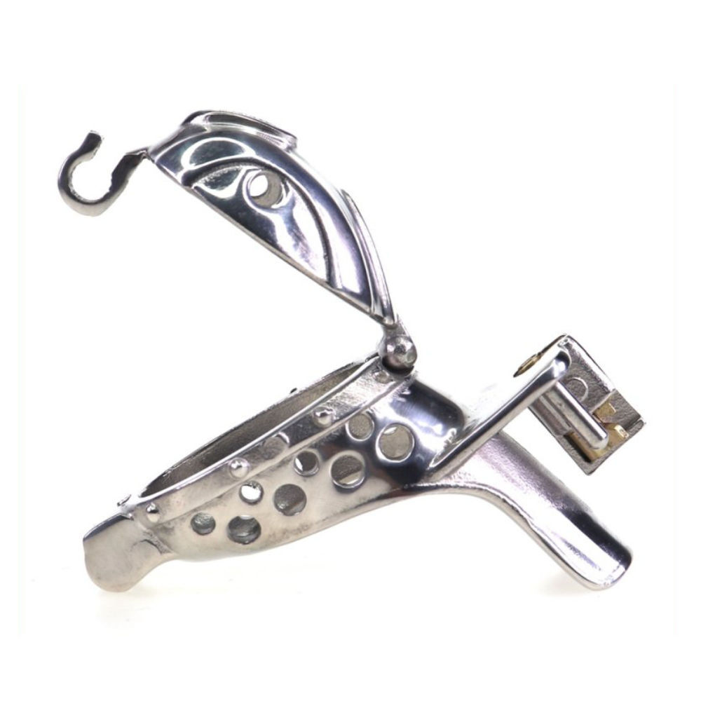 Metallic Double End Chastity Cage 38 mm 8 x 2,8 cm, image 3