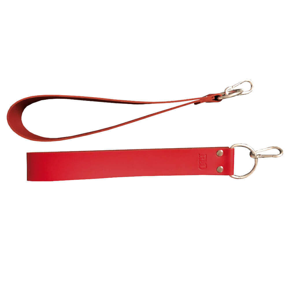 Rote Sling Leder Fuß- & Schenkelschlaufen, Bild 2