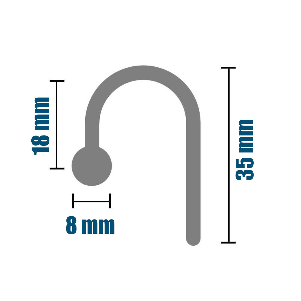 Spermastopper mit Eichelring 31 mm, Bild 2