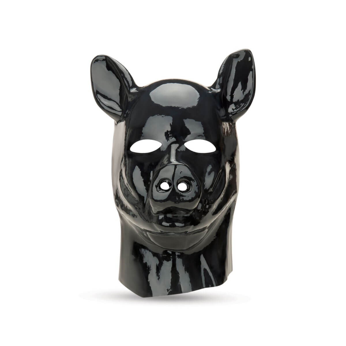 Prowler Latex Piggy Hood Black