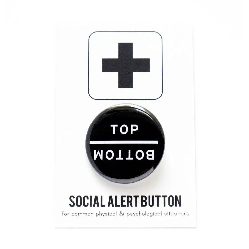 Anstecker Button - Top Bottom Anstecker Button - Top Bottom