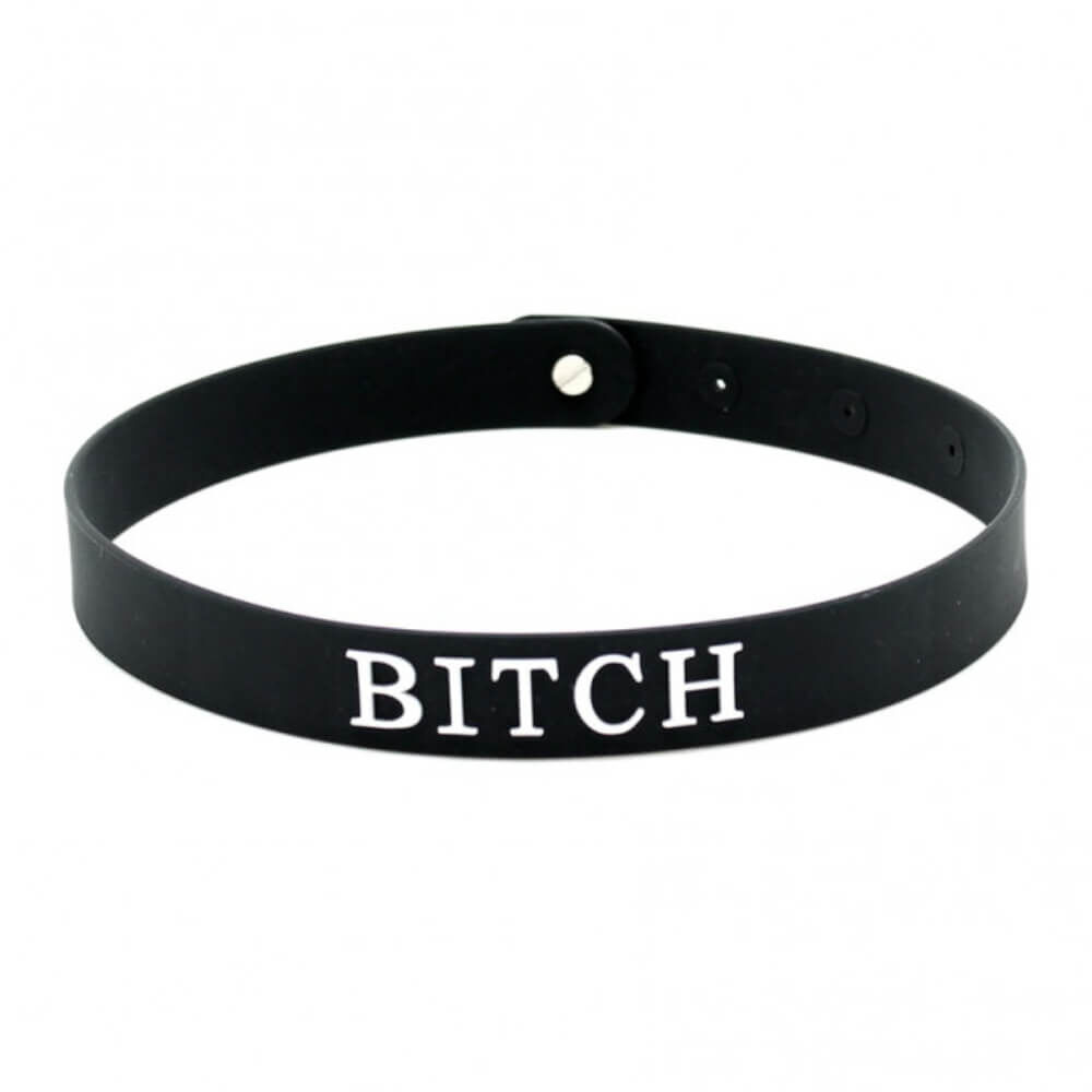 Silikon Halsband BITCH