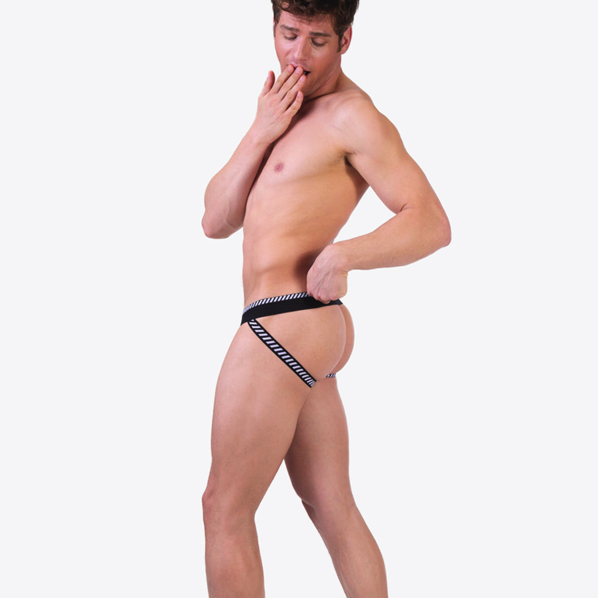 Barcode Retro Line Jock Kavan - White S, image 4