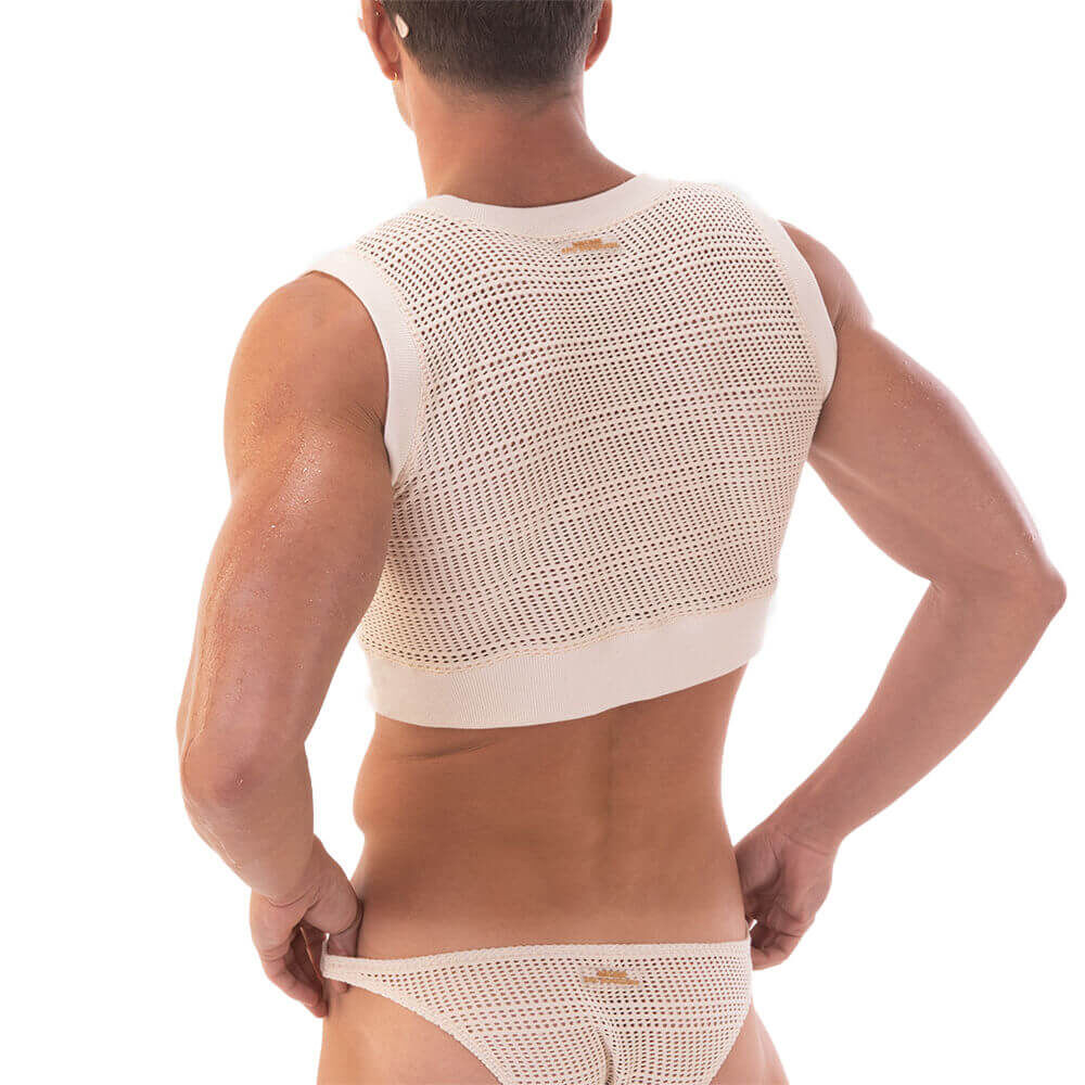 Barcode Crop Top Luz - Nude, Bild 2