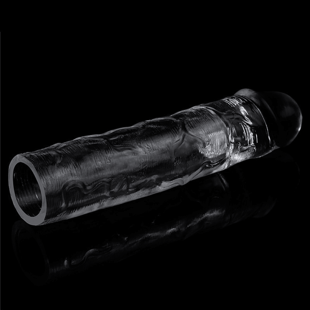 Crystal Clear Cock Sleeve - Large, Bild 5
