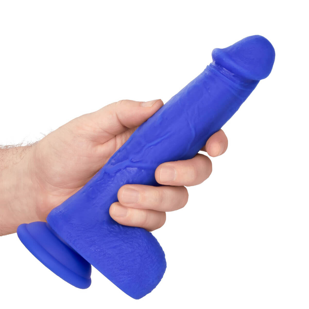 Admiral Captain Blue Vibrating Dildo 8", image 7