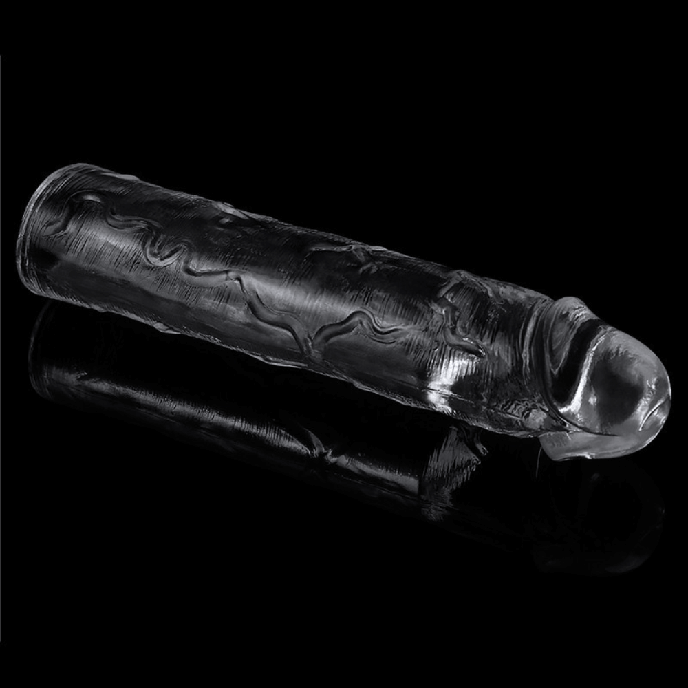 Crystal Clear Cock Sleeve - Large, Bild 4