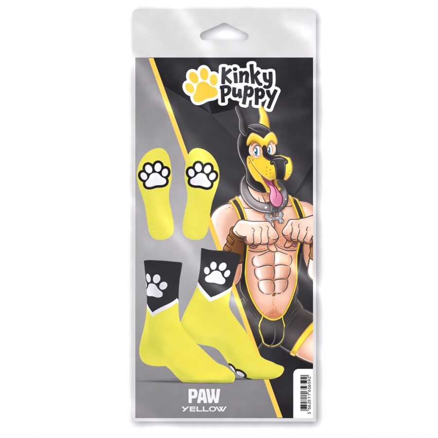 Kinky Puppy Socks - Neon Yellow, image 3