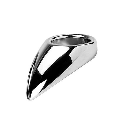 Stainless Steel Teardrop Cock Ring 55 mm