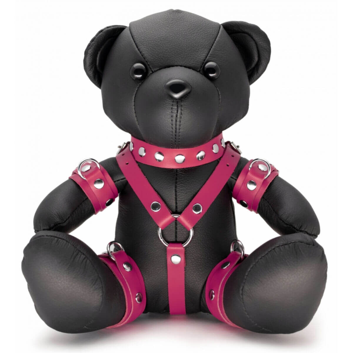 Eddy The BDSM Teddy | Pink Harness